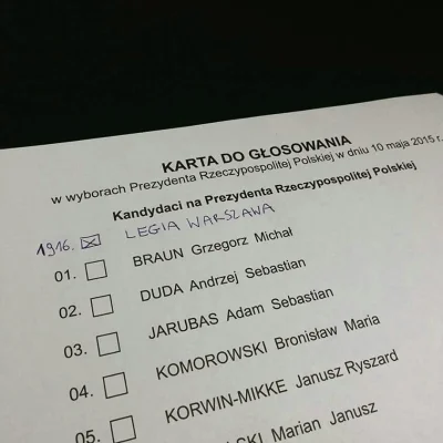 polik95 - Lol. Zdjecie z hokejowej sekcji Legii. Moze ktos dwie karty do glosowania d...