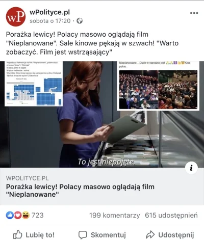 kezioezio - „Porażka Lewicy” xD Ale ponad 20mln wyświetleń, przy filmie polskojęzyczn...