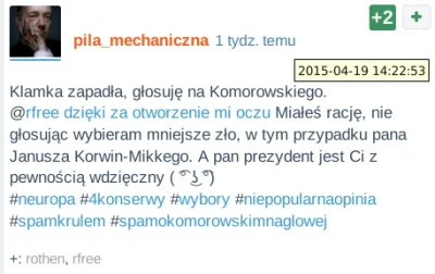 rfree - "@rfree: [ byłem pijany ale przypał buhuhuhhu ( ͡'°; ʖ̯ ͡'°;) ] "

@pila_me...