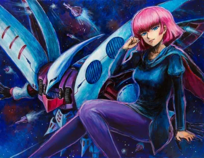 80sLove - Haman Karn i jej mech - AMX-004 Qubeley z anime Zeta Gundam ^^

http://www....