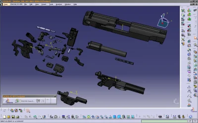 Argetlam - Poleci ktoś dobry tutorial na broń palną w CAD? Chodzi mi raczej o pistole...