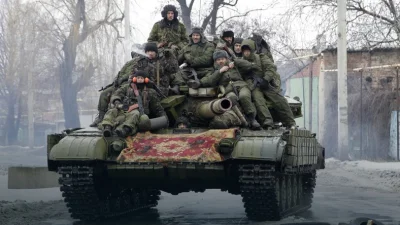 takrodzisiegniew - Co te Rusy to ja nawet nie, nawet na czołgu zamontowali dywan...
...