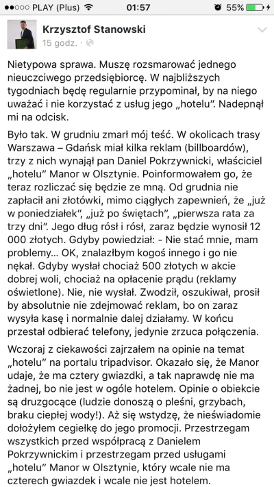 NauczcieSiePisacPoPolsku - Ależ piękną reklamę #olsztyn robi Stano...

https://m.fa...