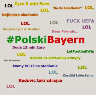McDzejer - #PolskiBayern #legia 
#heheszki 
#letfootballwin
#ŁebwTorcie