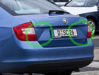 white_duck - Ohydny jest ten element w nowych Skodach, takie dwa trójkąty znikąd, pas...
