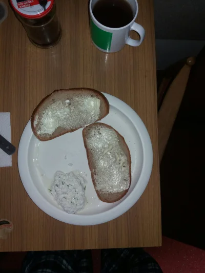 Kwassokles - #szpital #jedzenie #zdrowie I po kolacji 2 kromki chleba trochę masła i ...