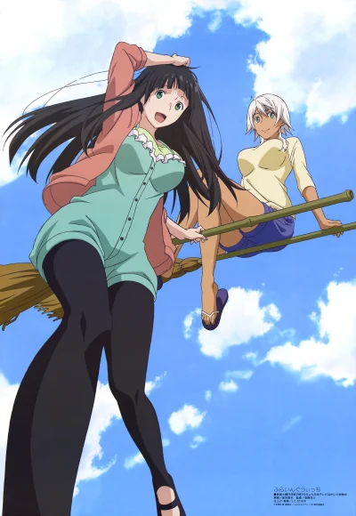 Sentox - #randomanimeshit #flyingwitch #makotokowata #akanekowata