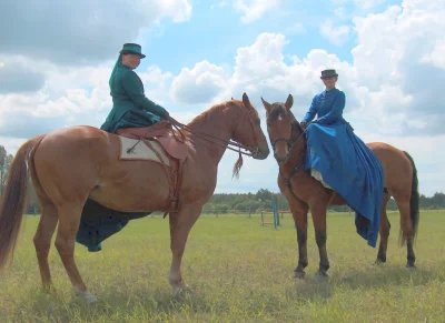 Radus - @drCox: jak na koniu, bokiem na damskim siodle :P