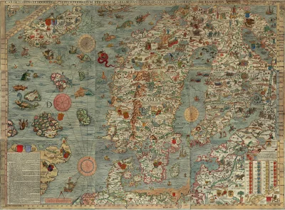 poggenpfuhl - Na pewno wielu z was kojarzy piękną mapę renesansową mapę nazwaną Carta...