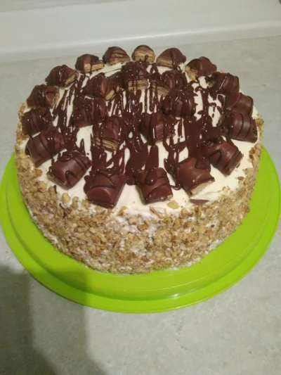 CaraZ - Upiekłam takiego oto torta Mamusi na urodziny ( ͡° ͜ʖ ͡°) fituje? #gotujzwyko...