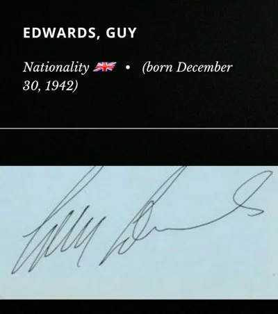 F1kruku - Dziś Guy Edwards :-) #F1 #autograf #F1collection