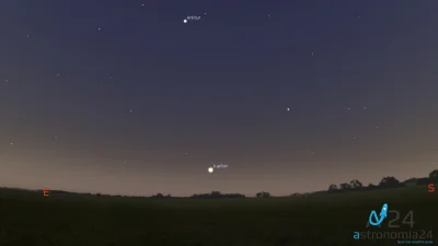 Astronomia24COM - W nocy z 8 na 9 maja będą panować najlepsze warunki do obserwacji J...