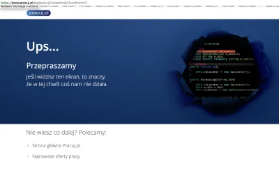 WojtasB - Próbowałem dzisiaj usunąć konto na pracuj.pl, ale nie pozwalają (przekierow...