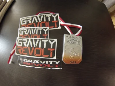 adamua - naklejeczki #gravityrevolt + medal z limanowej 
Dzięki @Edd3k
#downhill