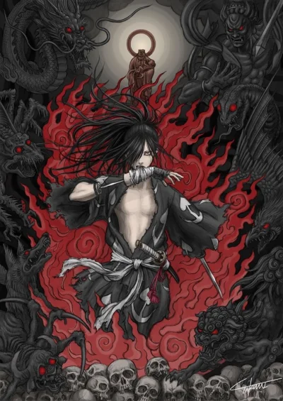 k.....i - #randomanimeshit #animeart #dororo #hyakkimaru #anime