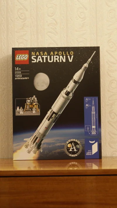damw - Dzień 3/41

Lego Ideas 21309: NASA Apollo Saturn V
Pojawił się w 2017
1969...