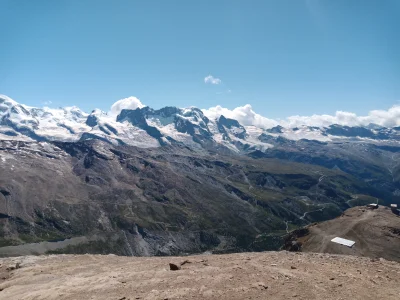 manedhel - Masyw Breithorna, czyli najłatwiejszego czterotysięcznika w Alpach