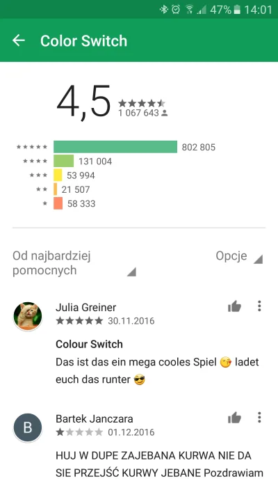 Stylo - #heheszki #googleplaycontent #googleplay

Bartek nie wytrzymał ( ͡° ͜ʖ ͡°)