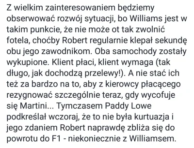 AgneloMirande - ~Cezary Gutowski

To co, brak przelewów/Haas? ( ͡° ͜ʖ ͡°)
#kubica #f1