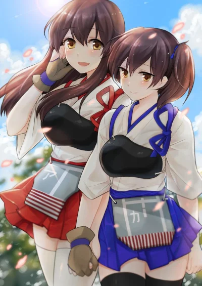 z.....s - #randomanimeshit #kantaicollection #akagi #kaga
#fukuroumori