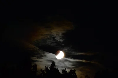 KubaGrom - Chyba najładniejszy kadr ze zdjęć caćmienia księżyca, jakie wczoraj zrobił...