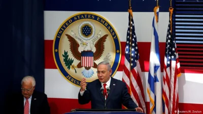 cotamnaswiecie - Benjamin Netanyahu przemawia podczas ceremonii otwarcia ambasady US ...