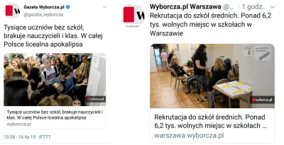 w.....s - Od czytania Wyborczej można nabawić się schizofrenii xD

#polityka #4kons...