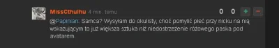 Papinian - @MissCthulhu: Nick wskazuje także na to, że jesteś Cthulhu, więc jest kiep...