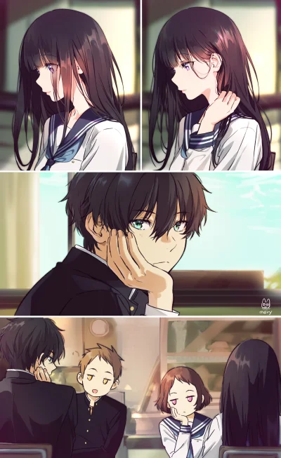 bakayarou - #randomanimeshit #hyouka #houtarouoreki #chitandaeru #satoshifukube #maya...