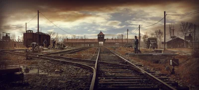 ofczy - https://www.artstation.com/artwork/V2wab

Rekonstrukcja Auschwitz Birkenau....