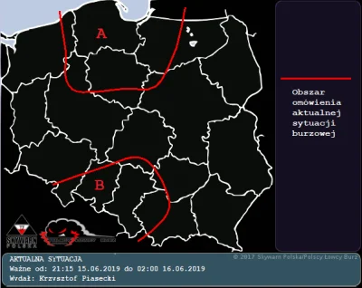 marcin23 - Przez Polskę przemieszczają się dwie główne strefy burz. Pierwsza (obszar ...