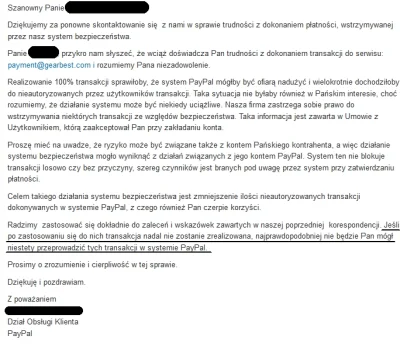 Vestaul - @refijet @cebula_online: Źle to ująłem. PayPal uznaje moje transakcje z #ge...