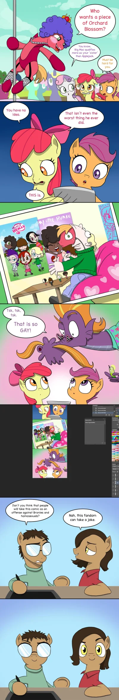 FlaszGordon - #kucyki #komiks [ #mlp #mylittlepony #cmc #bigmacintosh #applebloom ] #...