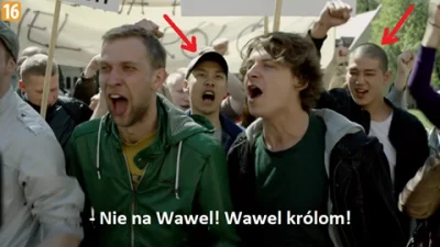 P.....n - Tymczasem w filmie "Smoleńsk" strajk przeciwko likwidacji Stadionu Dziesięc...