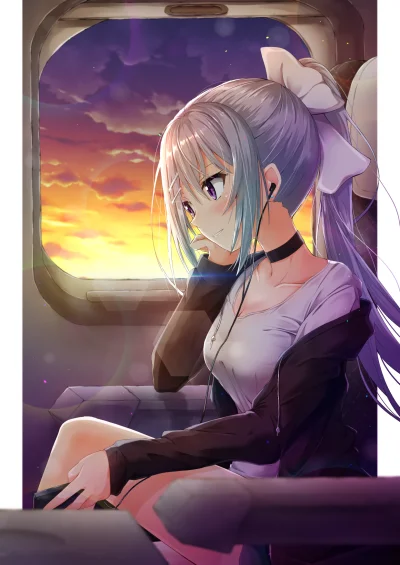 Azur88 - #randomanimeshit #virtualyoutuber #kaedekuria #longhair #whitehair #purpleey...