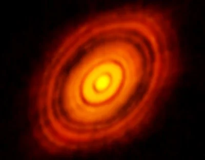 lastmanstanding - Zdjęcie poniżej przedstawia gwiazdę HL Tauri w konstelacji Byka, za...