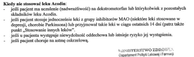 MasterYoda - @mala_rybka: w ulotce Acodinu nie jest o tym wspomniane, tylko o inhibit...