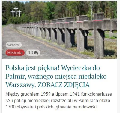 adam2a - "Polska jest piękna", czyli wyższy poziom reklamowanie miejsca kaźni jako at...