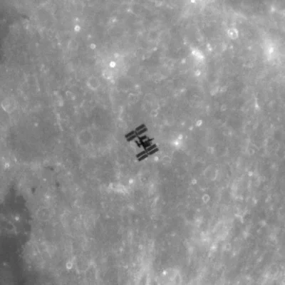 namrab - Jutro przed północą będę się starał sfotografować ISS na tle tarczy Księżyca...