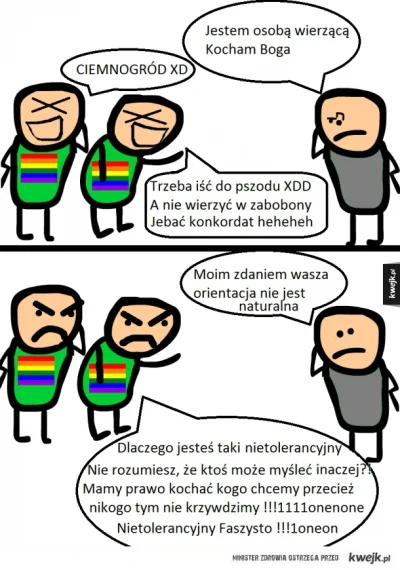 A.....o - I znów bardzo dobry komentarz odnoście całej tej propagandy homosiów. 
#gi...