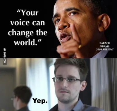 virus-t - #humorobrazkowy #byloniebylo #obama #snowden #9gagaledobre