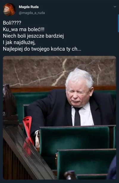 s.....o - Lis był w szpitalu to prawa strona życzyła zdrowia, stawiając poglądy na bo...