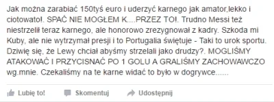 pollpbl - To co dzisiaj przeczytałem na #fejsbuk to aż żal.... Gość został w komentar...