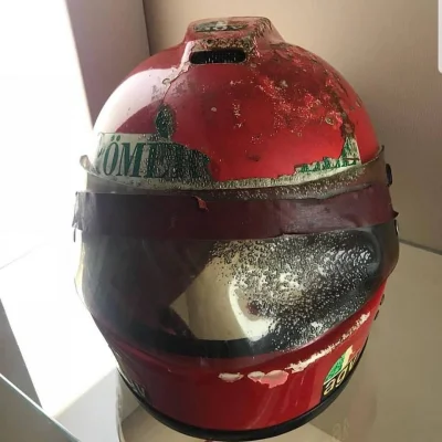BartekZK - Kask Niki Laudy po wypadku na torze Nurburgring
#f1