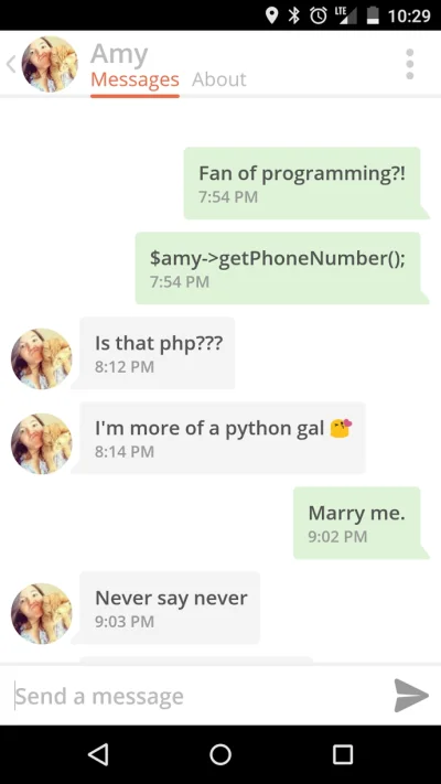 qwertaz - #tinder #humor #programowanie