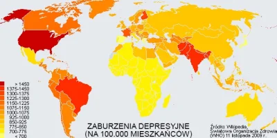 rejli - Ciekawy fakt z artykułu - prawie cała Afryka nie ma problemów z depresją mimo...
