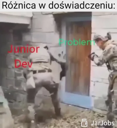 JarJobscom - Cześć wszystkim! :)
Czy dostrzegacie różnice w podejściu będąc juniorem...