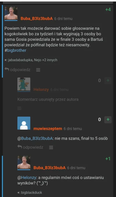 Buba_B3lz3bubA - Ja swoje tydzień temu pisałem i wyszło praktycznie na jedno 
#bigbr...