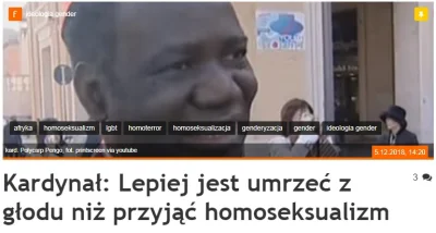 saakaszi - Kardynał Polycarp Pengo z Tanzanii: Lepiej jest umrzeć z głodu niż przyjąć...