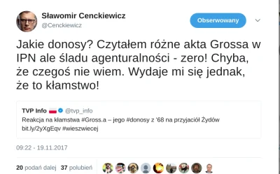 P.....j - W kwestii J.T. Grossa. Po publikacji jego trafnego i bardzo prawdziwego art...